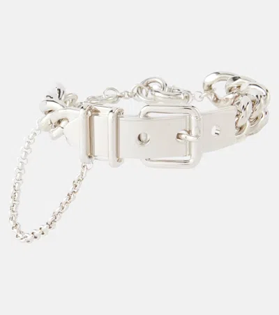 Acne Studios Abelt Chain Bracelet In Silver