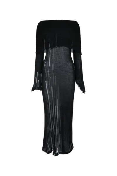 Acne Studios Abito In Brownblack