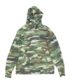 Acne Studios Abstract-print Hoodie In Green
