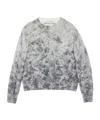 Acne Studios Abstract-print Jumper In Gray
