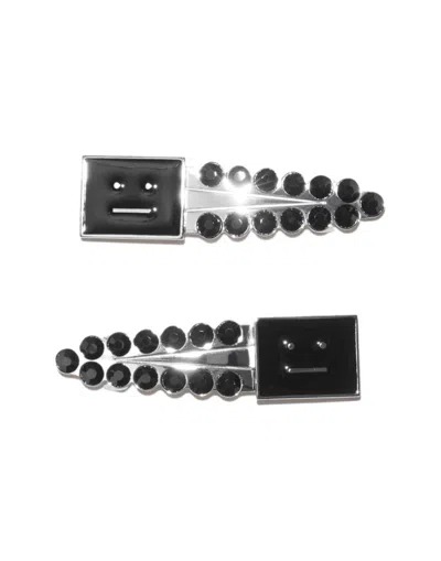 Acne Studios Hair Clip Hat In Black