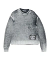 Acne Studios Kype Logo-appliquéd Ribbed Wool-blend Sweater In Gray