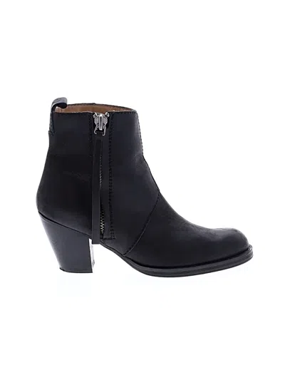 Pre-owned Acne Studios Acne Ankle Boots In Black