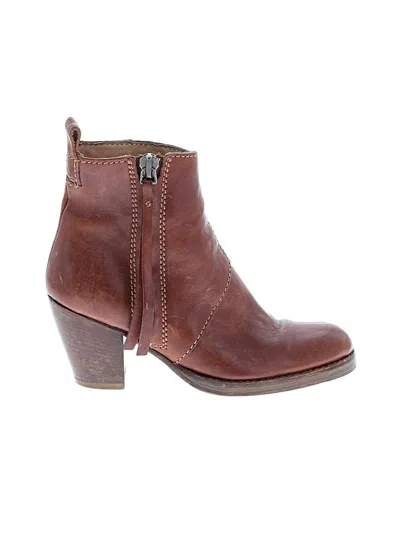 Pre-owned Acne Studios Acne Ankle Boots In Brown