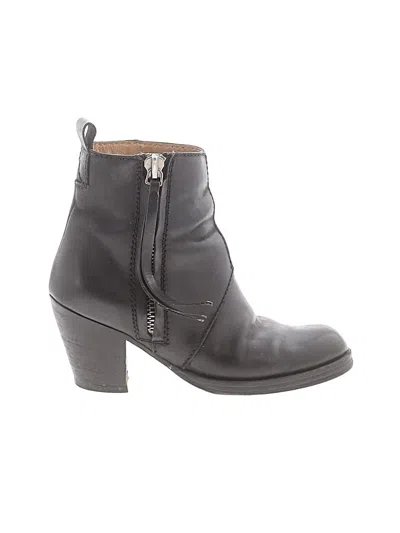 Pre-owned Acne Studios Acne Ankle Boots In Gray