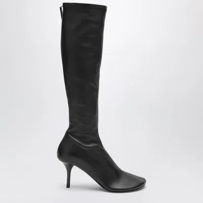 Acne Studios Acne Leather Knee-high Boots In Black
