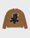 Acne Studios Crewneck Sweater In Brown