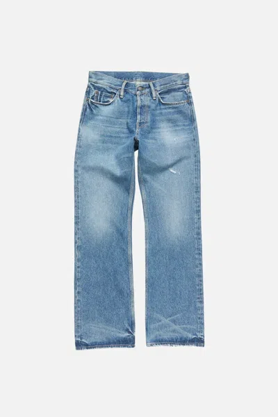 Acne Studios Relaxed Fit Vintage-style Jeans In Blue
