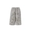 Acne Studios Gray Cargo Shorts In Gray