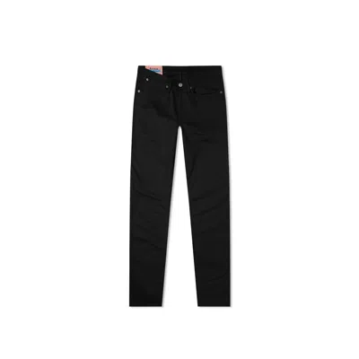 Acne Studios North Stay Cotton Denim Jeans Men In Black