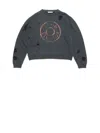 Acne Studios Acne Sweatshirt Black In Blue
