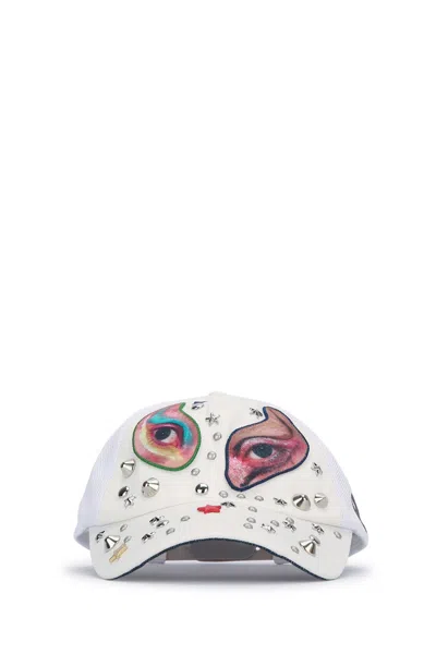 Acne Studios Acne-inspired Minimalist Hat For Women In White