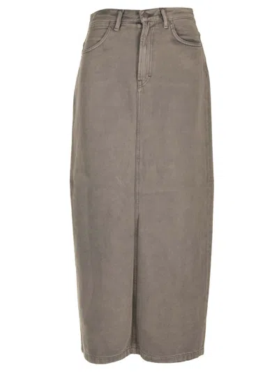 Acne Studios Af0429 Aa2-anthracite Grey Skirts Grey