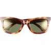 Acne Studios Afare Square Sunglasses In Brown