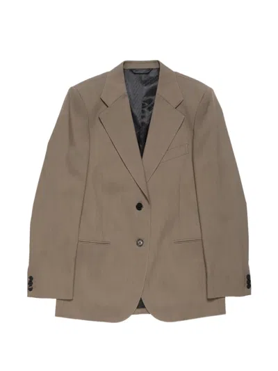 Acne Studios Ah0328 Cvi-khaki Beige In Brown