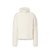 Acne Studios Alpaca Blend Hooded Sweatshirt Men In White
