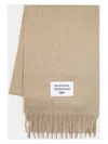 Acne Studios Fn Ux Scar000401 Scarf In Beige