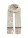 Acne Studios Alpaca Blend Scarf Scarves And Foulards Beige In Neutral