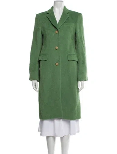 Pre-owned Acne Studios Alpaca Coat In Green