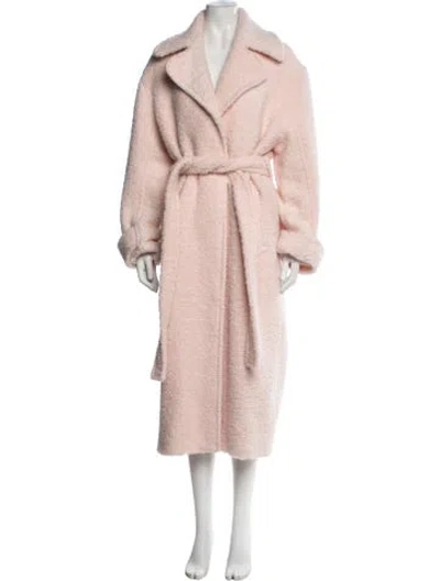 Pre-owned Acne Studios Alpaca Coat In Pink