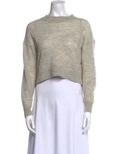 Pre-owned Acne Studios Alpaca Crew Neck Sweater In Gray