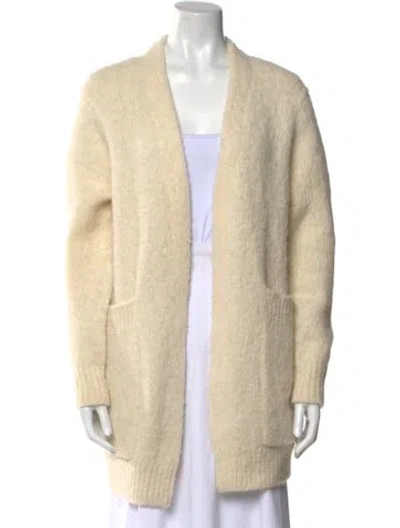 Pre-owned Acne Studios Alpaca Open Front Sweater In Neutral