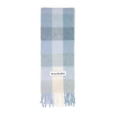 Acne Studios Alpaca Scarf In Blue