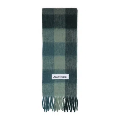 Acne Studios Alpaca Scarf In Green