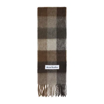 Acne Studios Alpaca Scarf In Brown