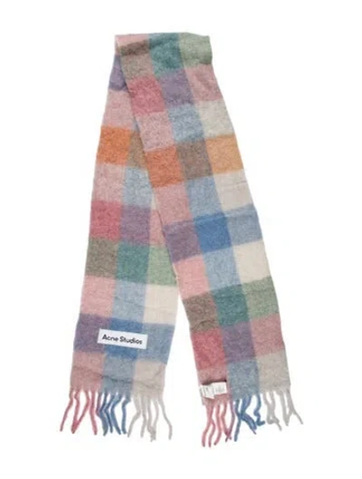 Pre-owned Acne Studios Alpaca Scarf In Blue