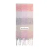 Acne Studios Checked Mohair-blend Scarf In Multi
