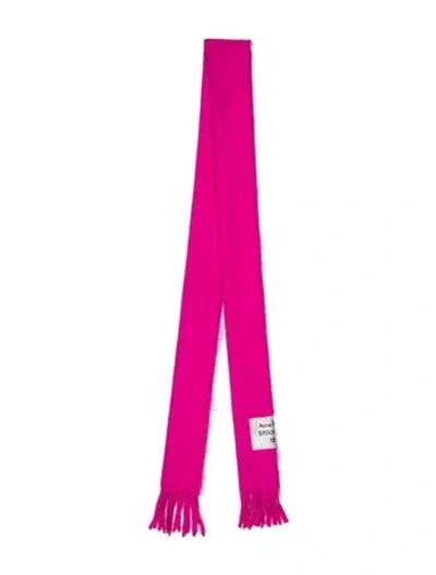 Pre-owned Acne Studios Alpaca Scarf In Pink