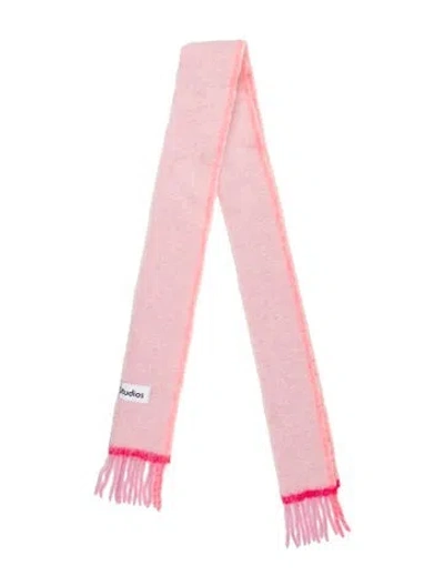 Pre-owned Acne Studios Alpaca Scarf In Pink