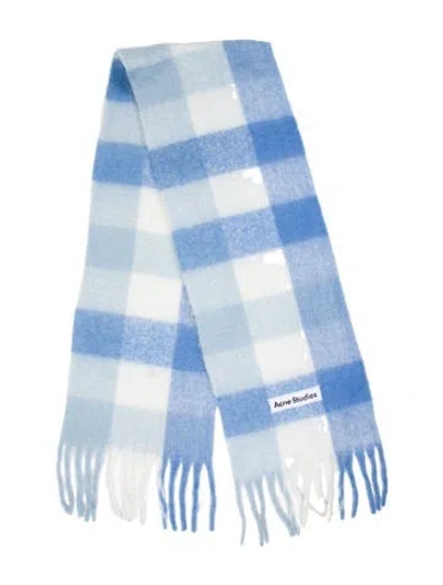 Pre-owned Acne Studios Alpaca Shawl W/ Tags In Blue