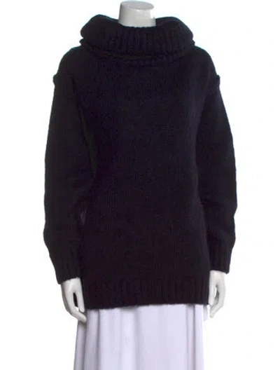 Pre-owned Acne Studios Alpaca Turtleneck Sweater In Black