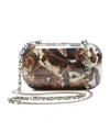 Acne Studios Brown Per B Sundberg Edition Clutch In Multicolor