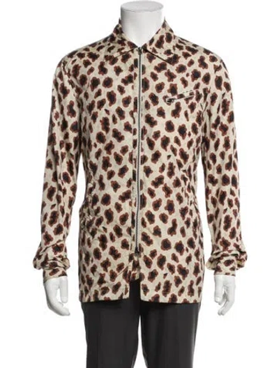 Pre-owned Acne Studios Animal Print Jacket In Multi