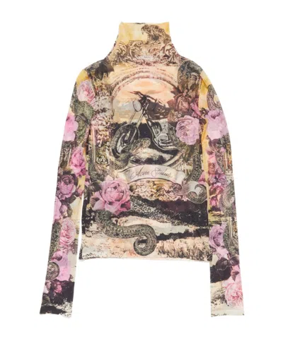 ACNE STUDIOS ACNE STUDIOS GRAPHIC PRINTED LONG-SLEEVED T-SHIRT