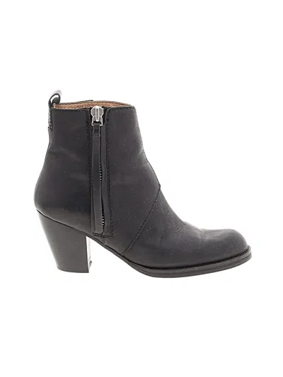 Pre-owned Acne Studios Ankle Boots In Black