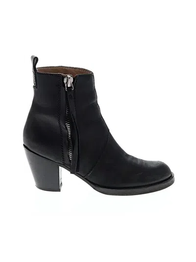 Pre-owned Acne Studios Ankle Boots In Black