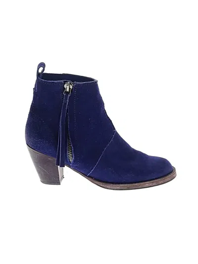 Pre-owned Acne Studios Ankle Boots In Blue