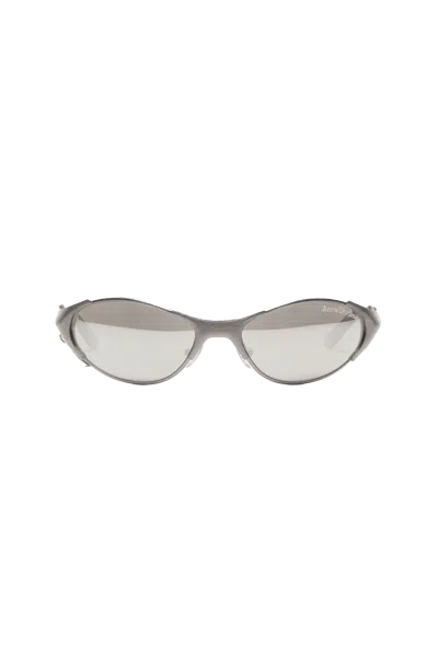 Acne Studios Mirrored Round Sunglasses