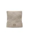 Acne Studios Appliqué Beanie In Nude
