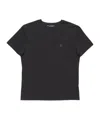 Acne Studios Men Crewneck T-shirt With Logo In Black