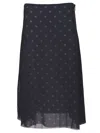 Acne Studios Asymmetric Skirt Skirts Multicolor