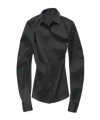 Acne Studios Asymmetrical Button-down Shirt In Black