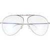 Acne Studios Ator Aviator Sunglasses In Gray