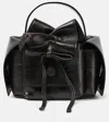 Acne Studios Atroska Cube Small Leather Tote Bag In Brown