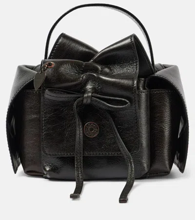 ACNE STUDIOS MULTIPOCKET MINI LEATHER TOTE BAG