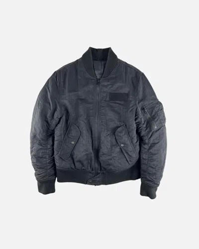 Pre-owned Acne Studios Aw11 Buffalo Bomber Jacket In Black
